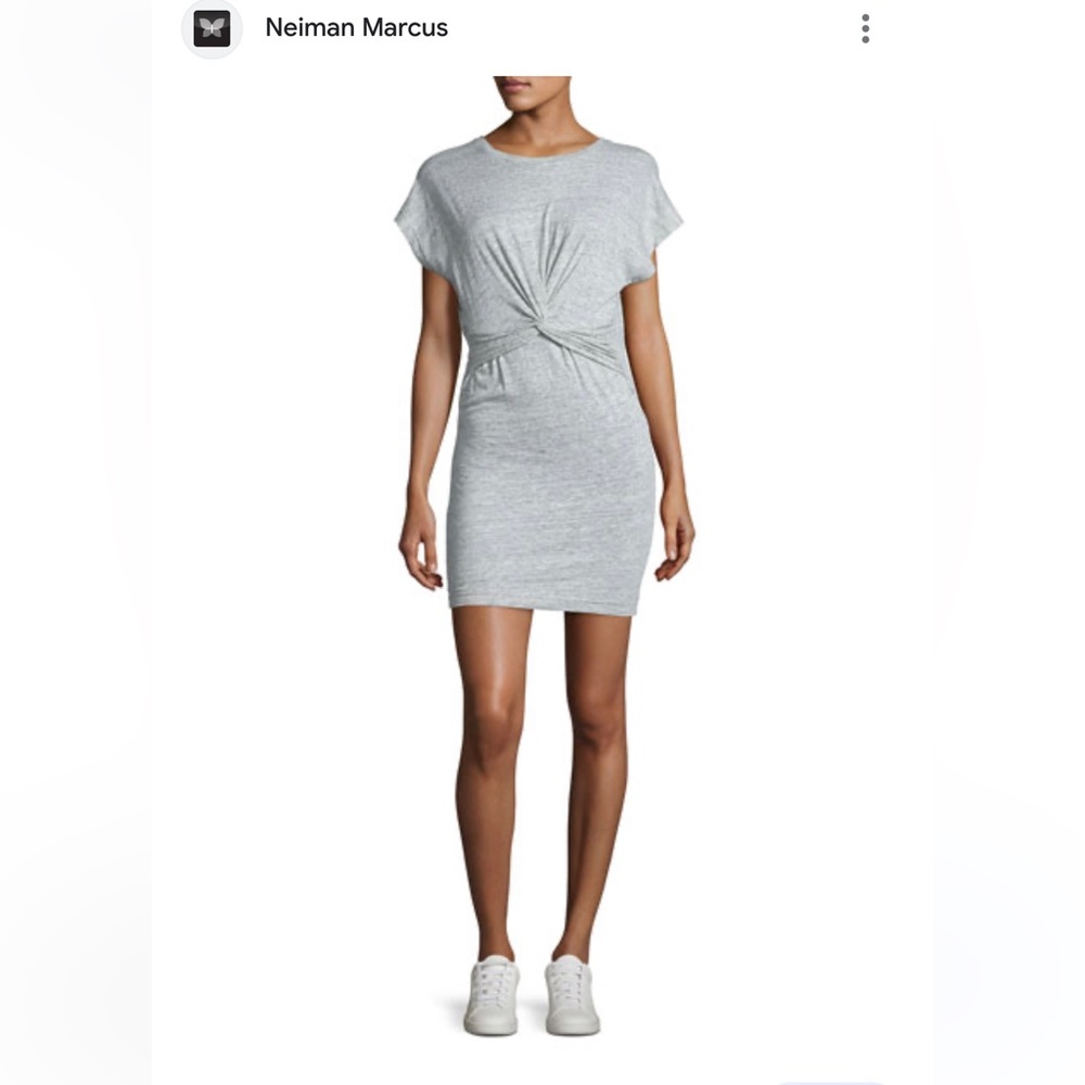 IRO PIER TOP SHIRT GREY DRESS